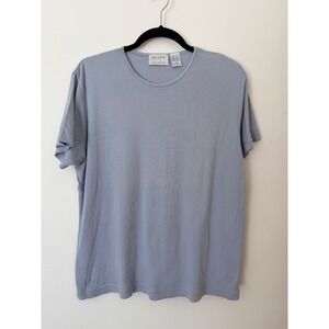 Vintage Preview Collection Lavender Tee Womens L Minimalist 90s T